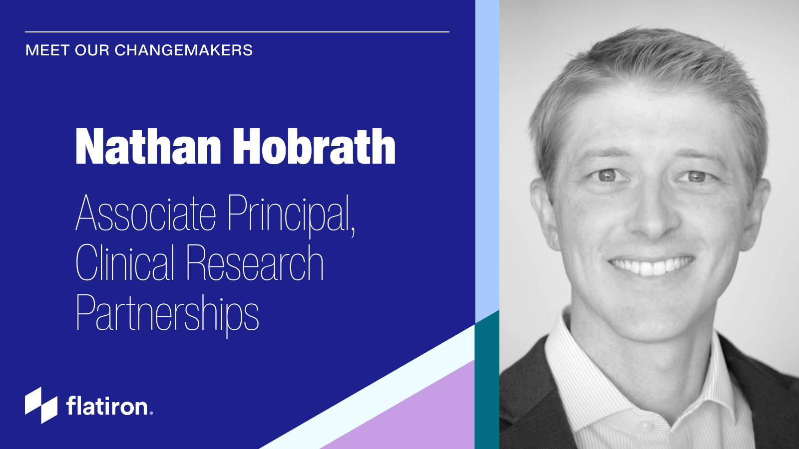 Meet our Changemakers Nathan Hobrath, Associate Principal of Clinical